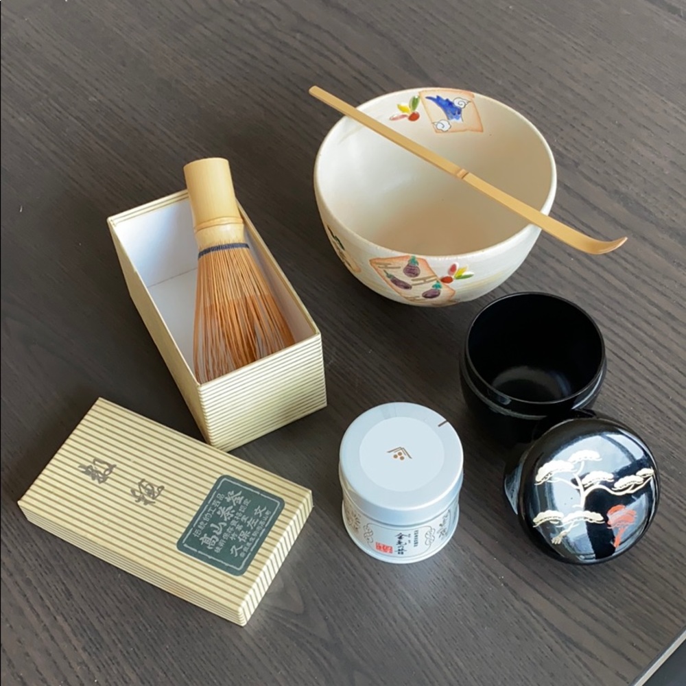 Traditional Ceremonial Japanese Matcha Tea Set